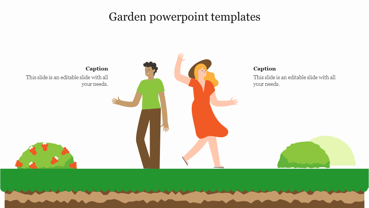 Free - Garden PowerPoint Templates Free Download Immediately